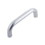 Aluminium 19mm D Shape Pull Handle Bolt Through Fixing F2 Finish