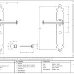 From The Anvil Tudor Lever Set
