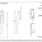 From The Anvil Night-Vent Locking Peardrop Fastener