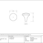 From The Anvil Shropshire Cabinet Knob