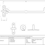 Anvil Forged Cabin Hook