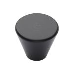 M.Marcus - Matt Black Iron Round Cone Cabinet Knob