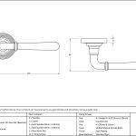 From The Anvil Newbury Lever on Rose Set (Beehive) - Unsprung