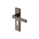 Heritage Brass - Delta Door Handle on Plate