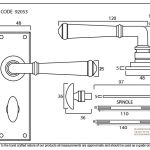 From The Anvil Regency Lever on Backplate Set