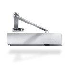 Geze TS4000S Overhead Door Closer with Backcheck and Delayed Action EN 2-6 - Silver