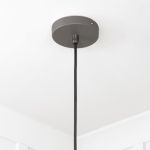 Smooth Nickel Flora Pendant in Bluff