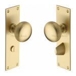 Heritage Brass - Balmoral Door Knob on Plate