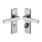 Heritage Brass - Delta Door Handle on Plate
