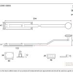 Anvil French Door Bolt
