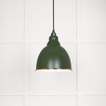 White Gloss Brindley Pendant in Heath