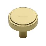 Heritage Brass - Stepped Disc Cabinet Knob