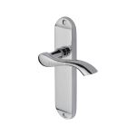 Heritage Brass - Algarve Door Handle on Plate