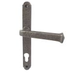 Antique Narrow Plate locksets 92mm Centres