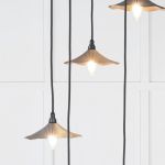 Smooth Copper Flora Cluster Pendant in Bluff