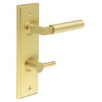 Burlington Westminster Door Handles On Back Plate with Turn & Release