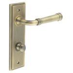 Burlington Highgate Door Handles On Back Plate with Turn & Release