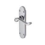 Heritage Brass - Savoy Door Handle on Plate