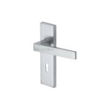 Heritage Brass - Delta Door Handle on Plate