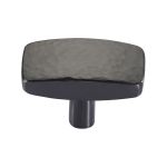 Heritage Brass - Rectangular Hammered Cabinet Knob