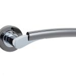 Jedo Dual Range Arkus Door Handles On Rose
