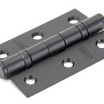Black Ball Bearing Butt Hinge (pair)