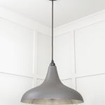 Smooth Nickel Frankley Pendant in Bluff