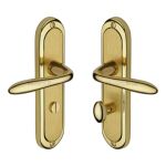 Heritage Brass - Henley Door Handle on Plate