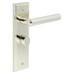 Burlington Richmond Door Handles On Back Plate with Turn & Release