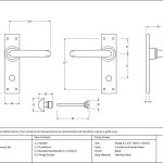 Anvil Classic Lever handle Set