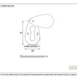 From The Anvil Plain Escutcheon