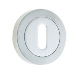 Jedo Dual Standard Keyway Escutcheons on 50mm Round Rose