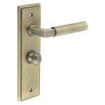 Burlington Westminster Door Handles On Back Plate with Turn & Release