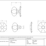From The Anvil Internal Octagonal Centre Door Knob