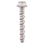 Multi-Fix Masonry Bolts - Hex Flange - Exterior - Silver