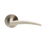Stainless Steel Volantes Designer Lever on Threaded Rose