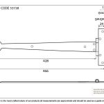 Arrow Head T Hinge (pair)