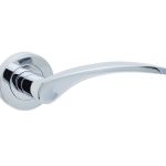 Monaco Door Handles On Rose