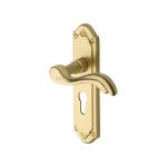 Heritage Brass - Lisboa Door Handle on Plate