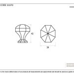 From The Anvil Octagonal Cabinet Knob