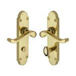 Heritage Brass - Savoy Door Handle on Plate