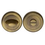 Heritage Brass - Round Bathroom Turn & Release - V4043