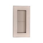 Heritage Brass - Reeded Rectangular Flush Pull