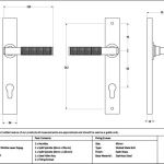 Brompton Slimline Lever Espag. Set
