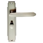 Art Deco Lever on Backplate