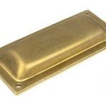 Satin Brass Flush Handle