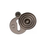 Heritage Brass - Standard Covered Key Escutcheon Reeded - V972