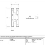 Anvil H Hinge (pair)