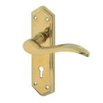 Jedo Paris Suite Lever on Back Plate