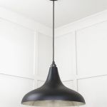 Smooth Nickel Frankley Pendant in Elan Black